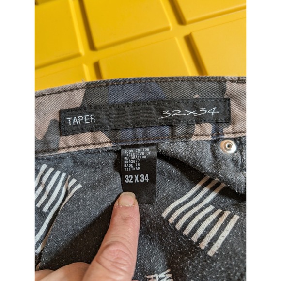 William Rast Mens Taper Camo Jeans Size 32x34 Cotton Blend Casual Pants - Picture 7 of 8